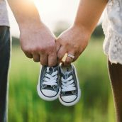 Familia, padres, bebes