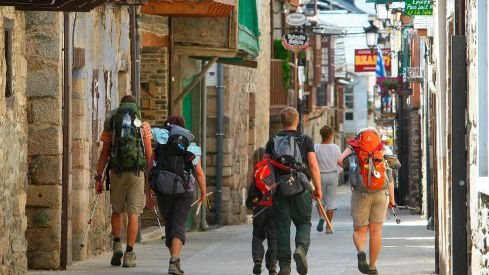 Foto de archivo Camino de Santiago Francés
