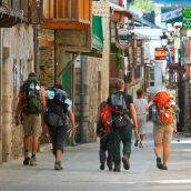 Foto de archivo Camino de Santiago Francés