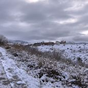 Nieve en las carreteras