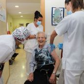 Comienzo campaña de vacunación de la cuarta dosis de las nuevas vacunas de la COVID en Palencia