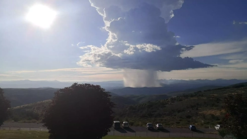 Imagen de archivo de una tormenta