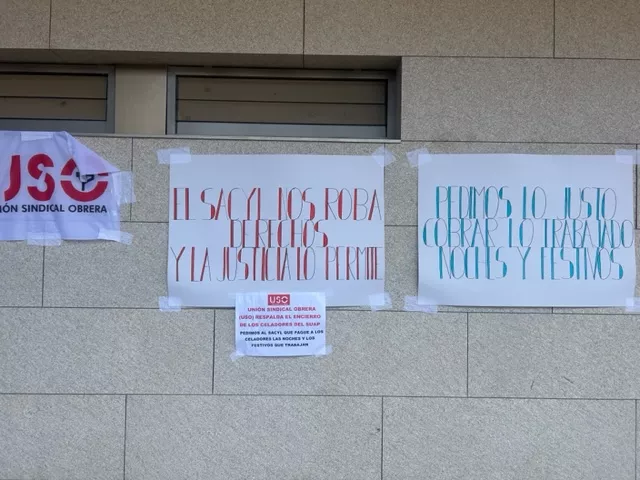 Víctor Pérez, el celador en huelga de hambre y encierro en el Centro de Salud de Astorga (5) Víctor Pérez, el celador en huelga de hambre y encierro en el Centro de Salud de Astorga (5)