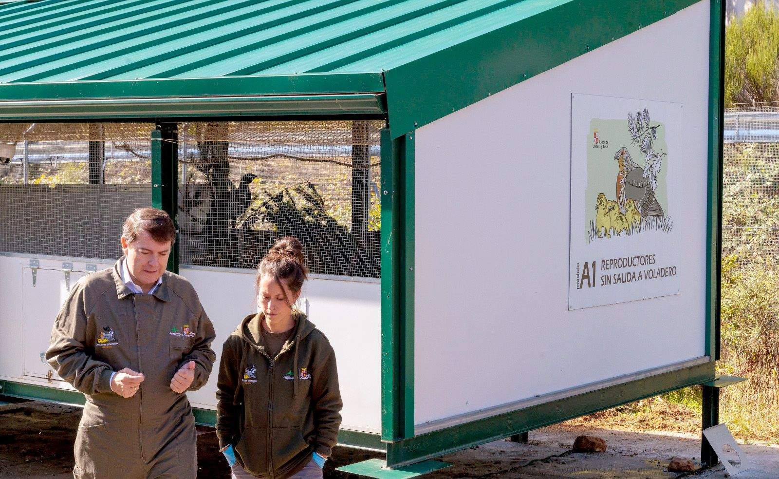 El presidente de la Junta, Alfonso Fernández Mañueco, visita las instalaciones del Centro de Cría del Urogallo en la Finca Valsemana de La Ercina (León) (3) El presidente de la Junta, Alfonso Fernández Mañueco, visita las instalaciones del Centro de Cría del Urogallo en la Finca Valsemana de La Ercina (León) (3)