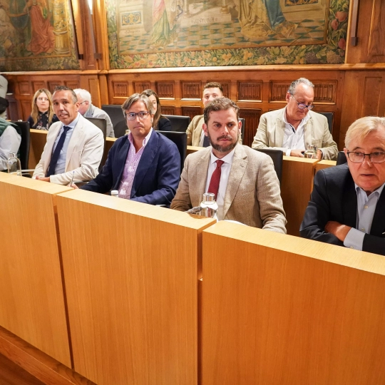 Bancada del Partido Popular en la Diputación de León