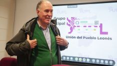 Eduardo López Sendino, portavoz de UPL en el Ayuntamiento de León