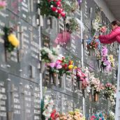 Cementerio de León en la festividad de Todos los Santos