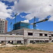Obras en el nuevo Conservatorio de León