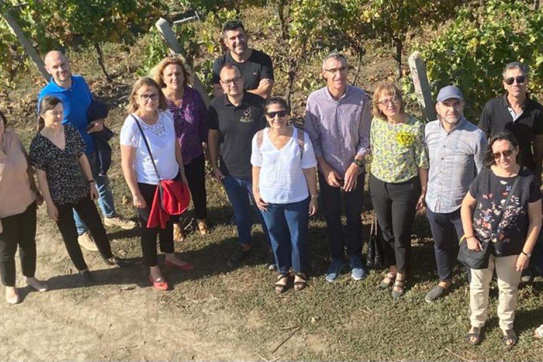 Visita de los profesores que participan en el proyecto a los viñedos de Crama Bratu Visita de los profesores que participan en el proyecto a los viñedos de Crama Bratu