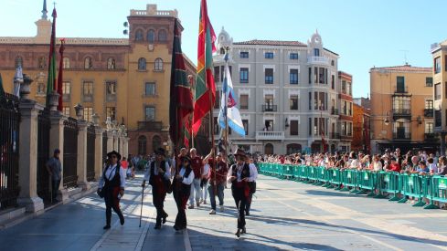 La llegada de los pendones concejiles a la catedral
