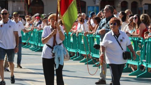 La llegada de los pendones concejiles a la catedral