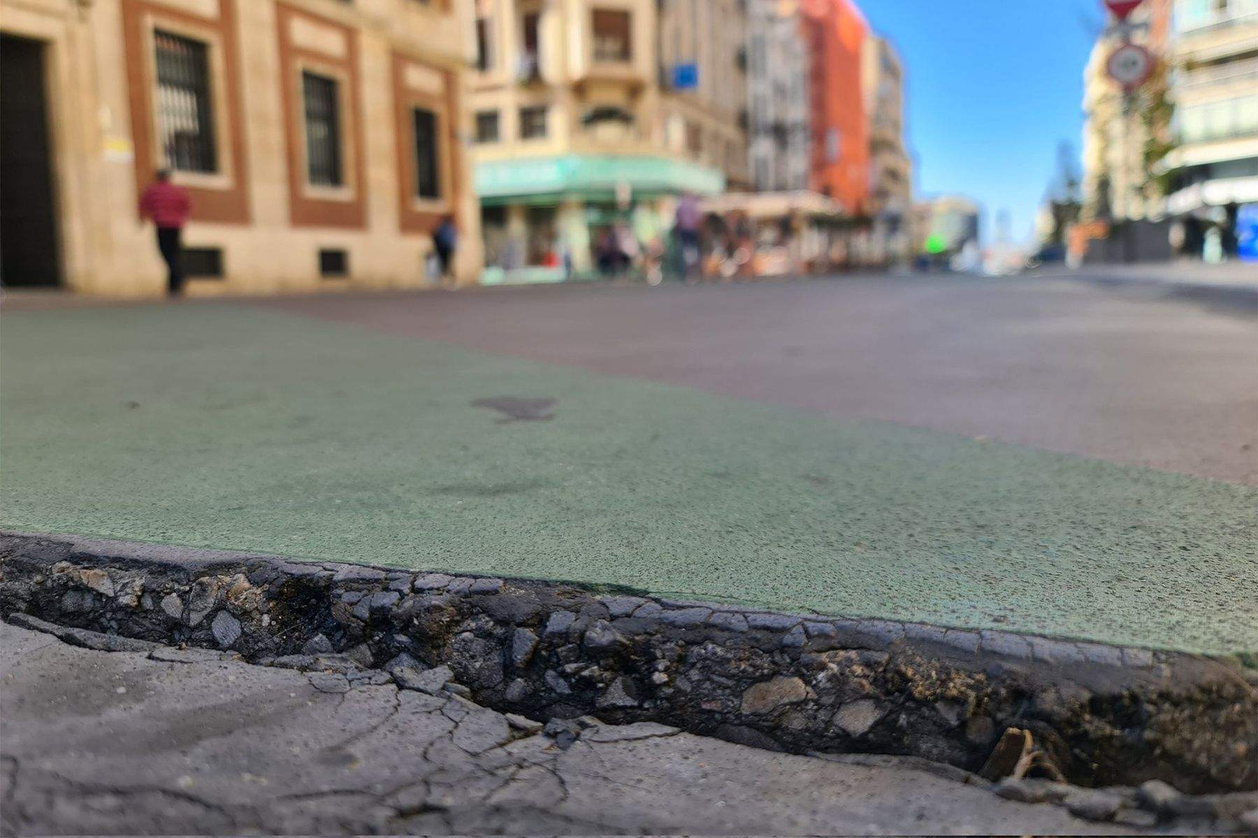 Estado actual de la avenida Ordoño II Estado actual de la avenida Ordoño II