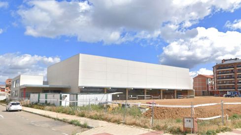 Estado del nuevo polideportivo de Puente Castro, León