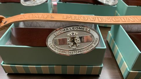 Hebilla de plata, galardón que reconoce a los mejores luchadores y luchadoras de la provincia de León