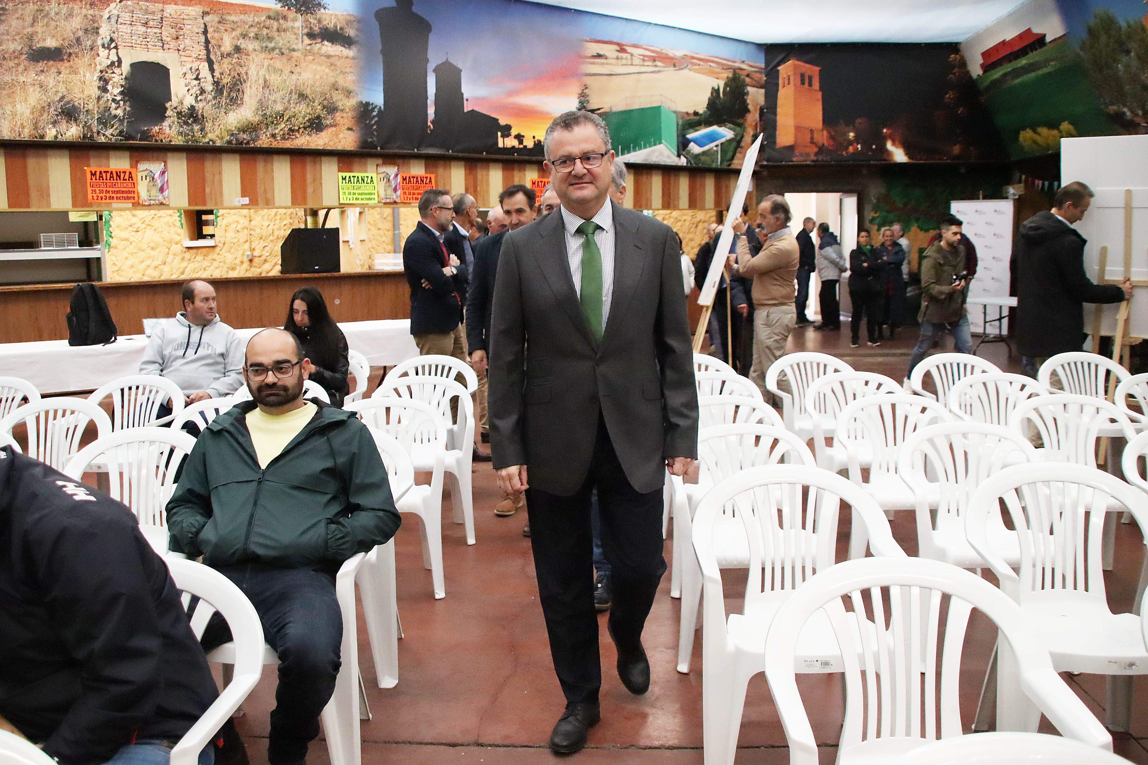  Visita las obras de la concentración parcelaria de Los Oteros. Foto ICAL