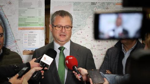  Visita las obras de la concentración parcelaria de Los Oteros. Foto ICAL