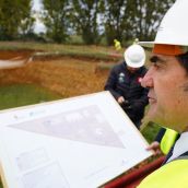 Visita del consejero de Medio Ambiente, Vivienda y Ordenación del Territorio, Juan Carlos Suárez-Quiñones, al EDAR de Cembranos, León | Campillo (ICAL)