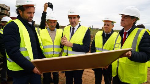 Visita de Suarez-Quiñones a la EDAR de Cembranos | Campillo (ICAL)