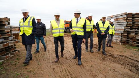 Visita de Suarez-Quiñones a la EDAR de Cembranos | Campillo (ICAL)