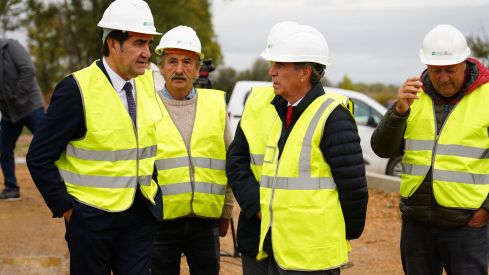 Visita de Suarez-Quiñones a la EDAR de Cembranos | Campillo (ICAL)