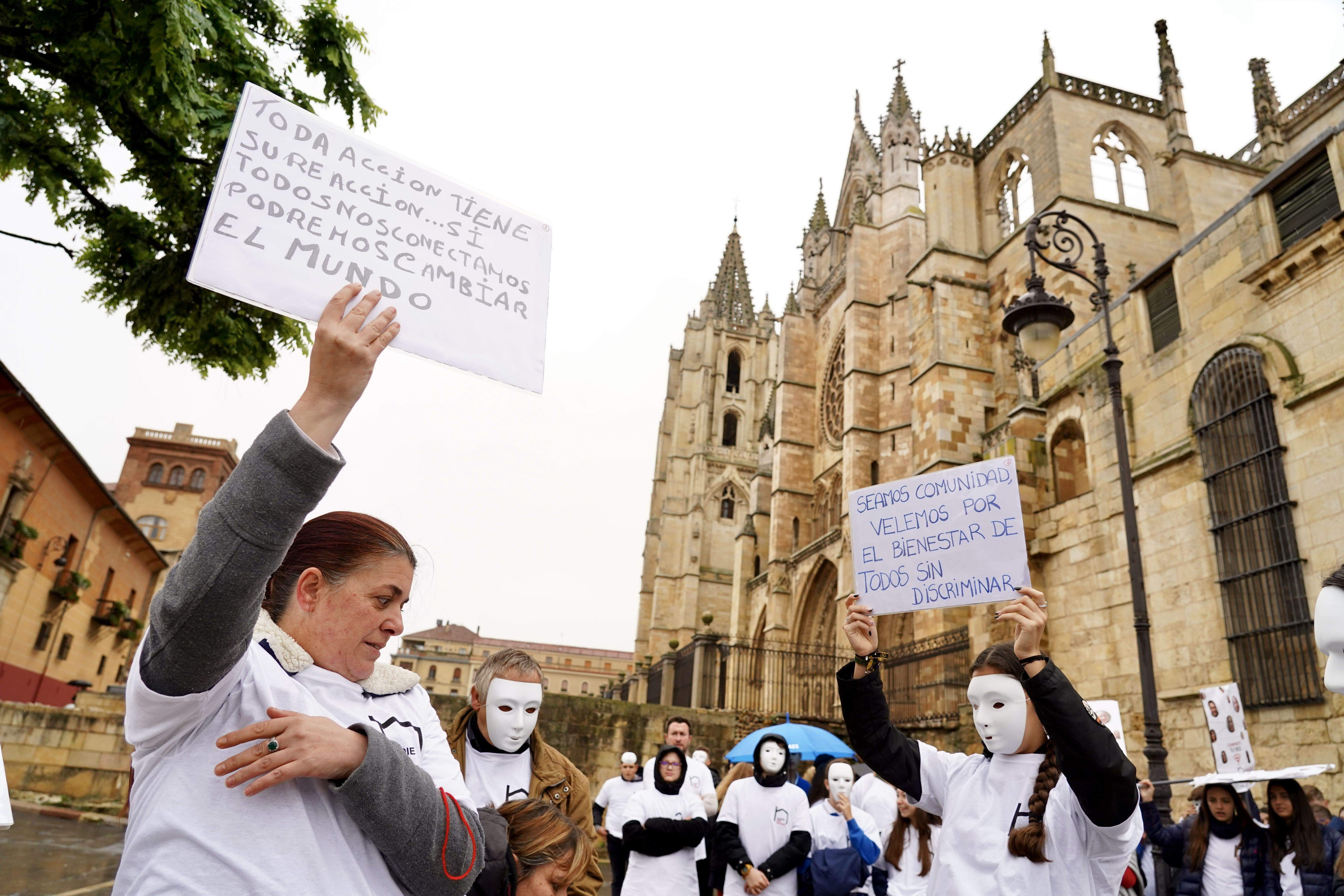 Acto organizado por Cáritas León con motivo del Día de las Personas sin Hogar | Campillo ICAL