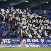 Foto del partido entre la Ponferradina y la Cultural en El Toralín