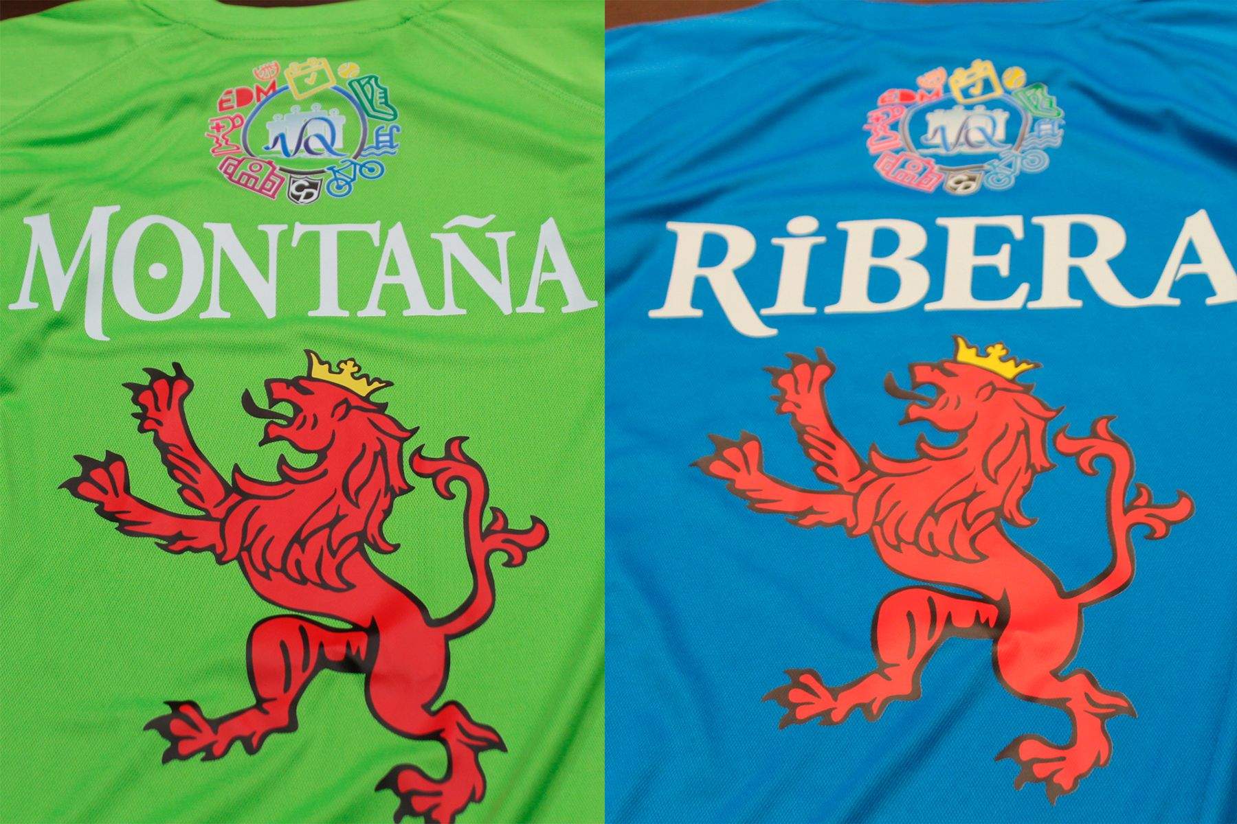 Camisetas del corro de lucha leonesa 'Ribera vs Montaña' Camisetas del corro de lucha leonesa 'Ribera vs Montaña'