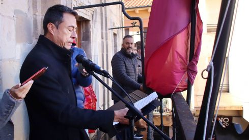 Concentración en la Plaza Mayor de Astorga por la reapertura del tren "Ruta de la Plata"
