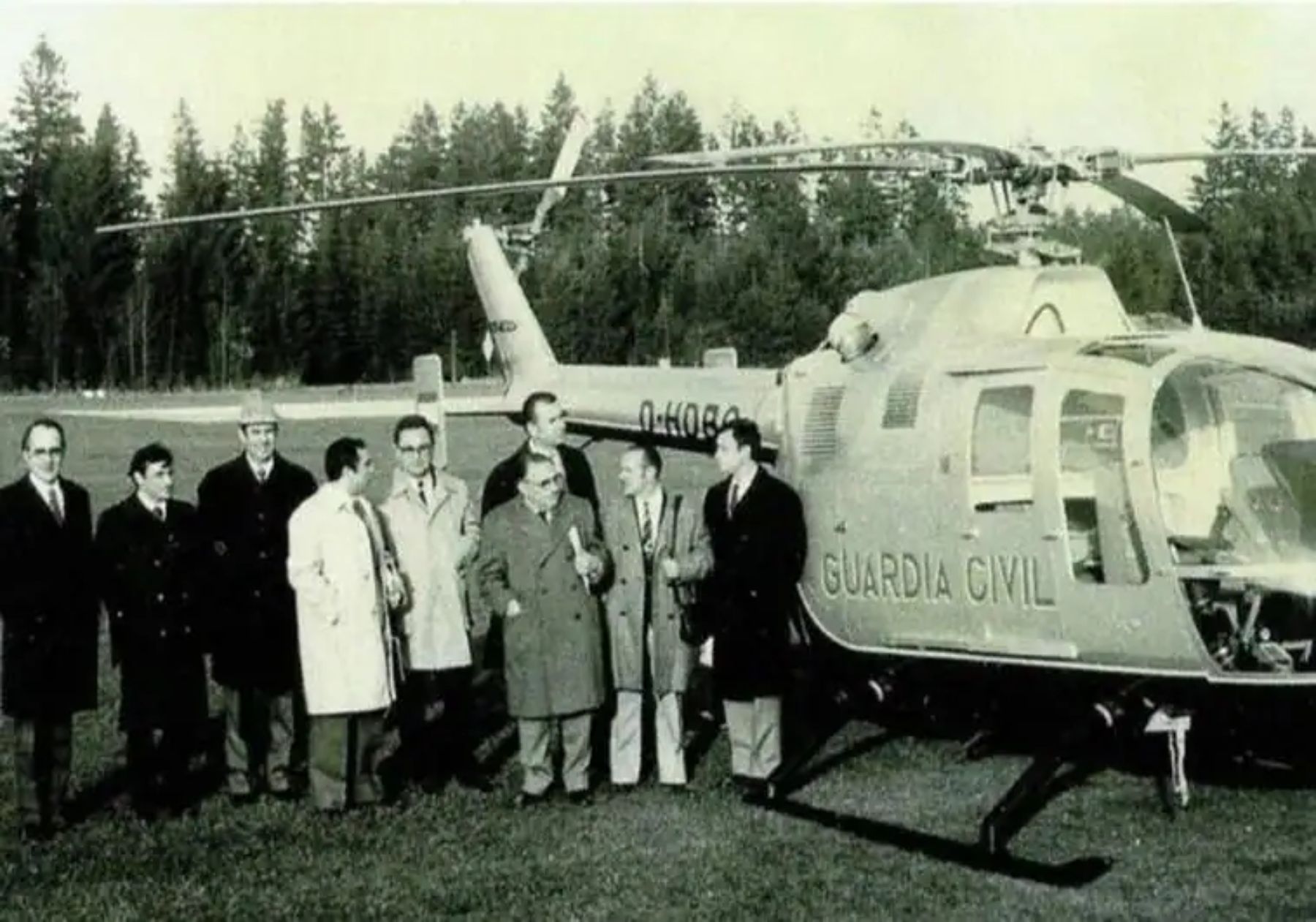 Entrega del primer helicóptero de la Guarida Civil en Alemania