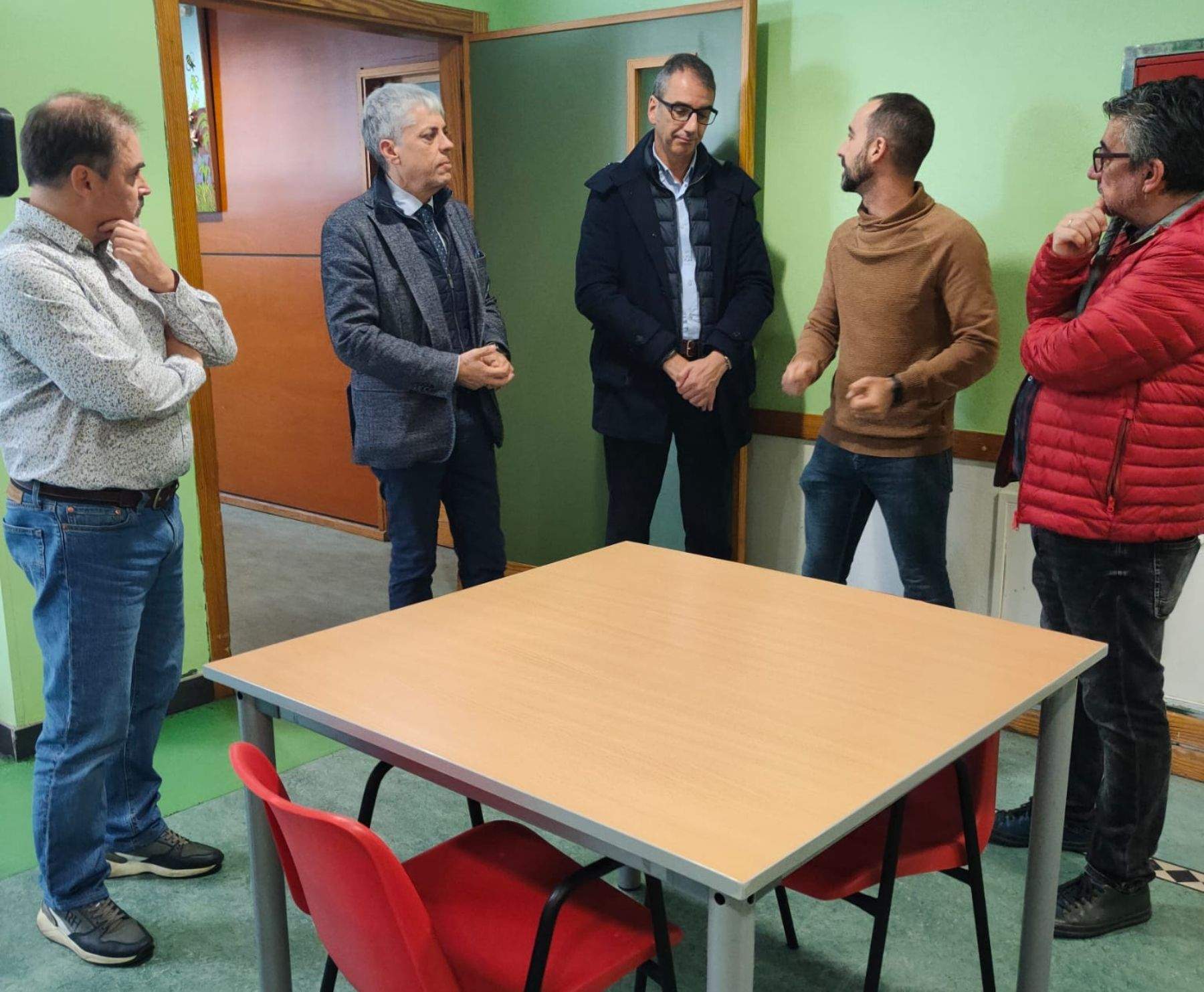 Eduardo Diego visita el Centro de Asprona en Armunia Eduardo Diego visita el Centro de Asprona en Armunia