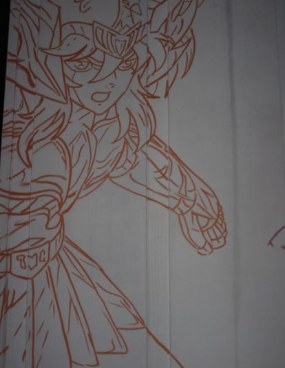 Mural de dibujos animados en León 