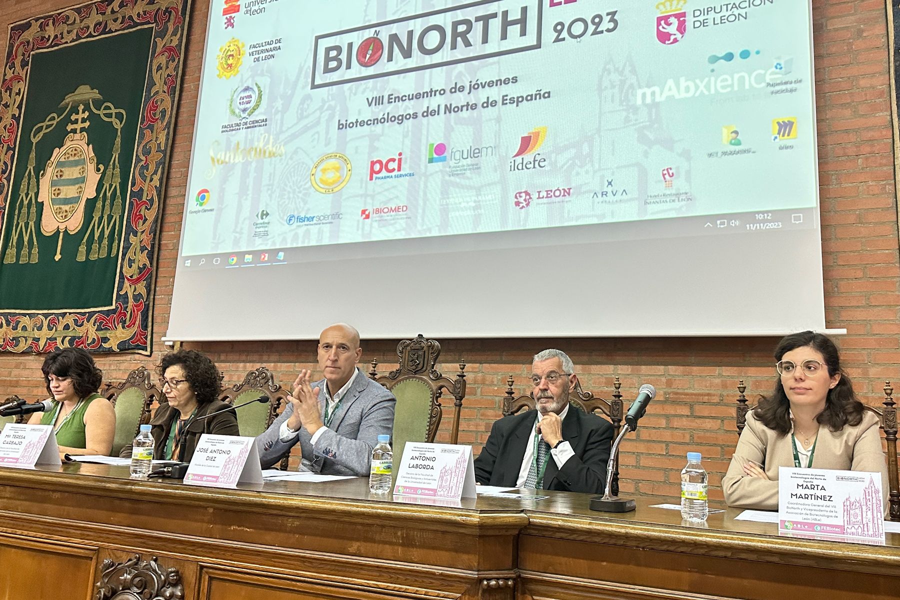 Inauguración del VIII Encuentro de jóvenes Biotecnólogos del Norte de España, Bionorth