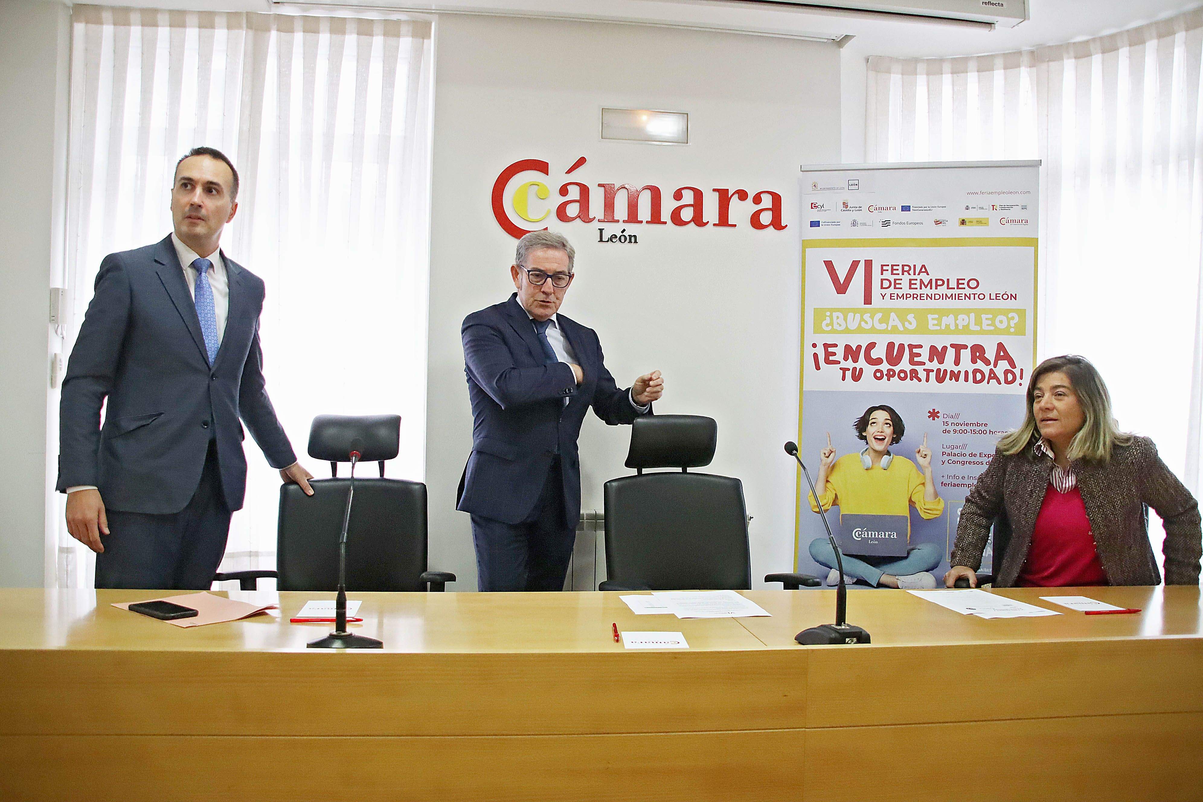 Javier Vega y Ricardo Fernández presentan la IV Feria de Empleo y Emprendimiento de León Javier Vega y Ricardo Fernández presentan la IV Feria de Empleo y Emprendimiento de León