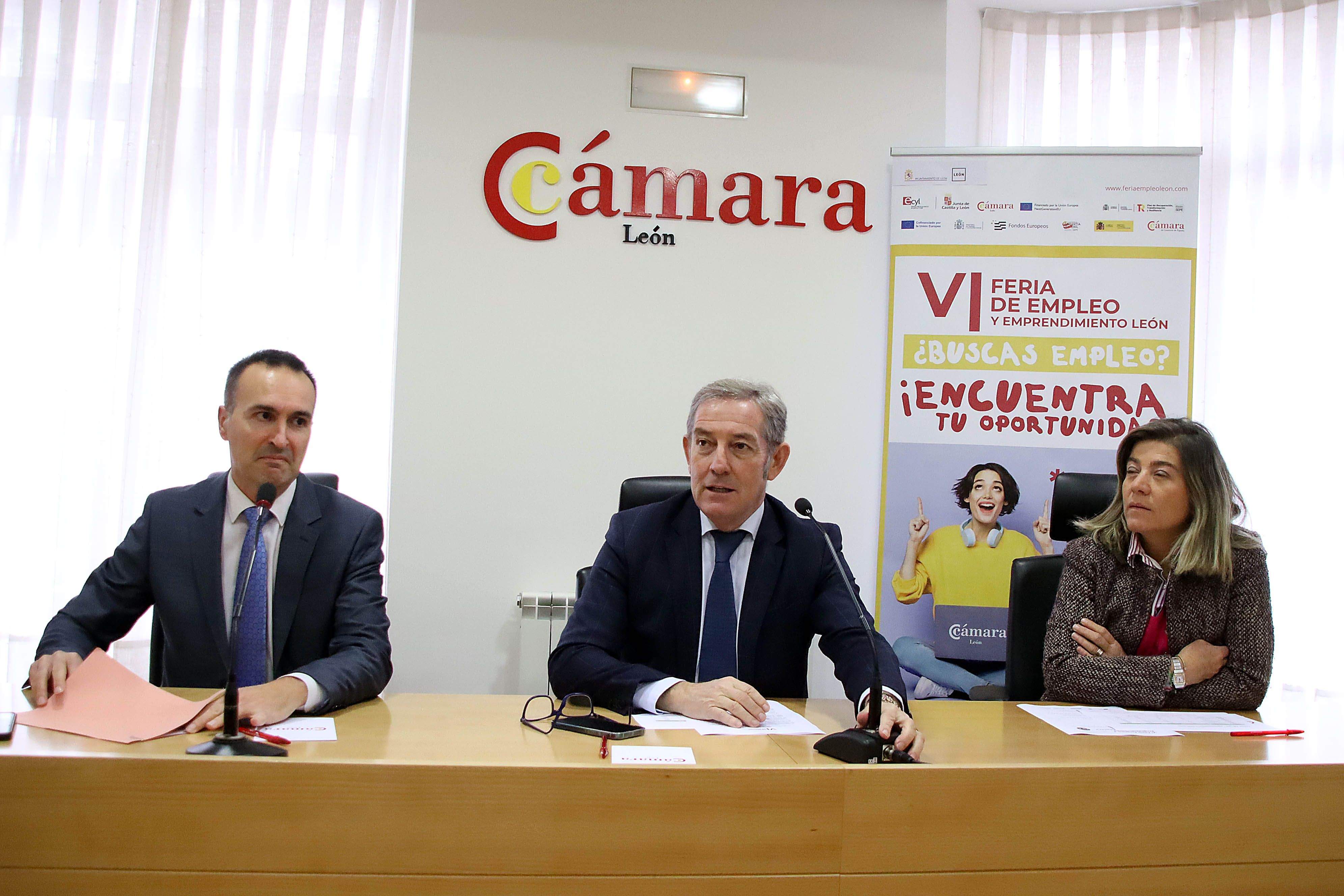 Javier Vega y Ricardo Fernández presentan la IV Feria de Empleo y Emprendimiento de León Javier Vega y Ricardo Fernández presentan la IV Feria de Empleo y Emprendimiento de León