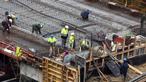 Así avanzan las obras de reconstrucción del viaducto O Castro de la autovía A6 en sentido Madrid