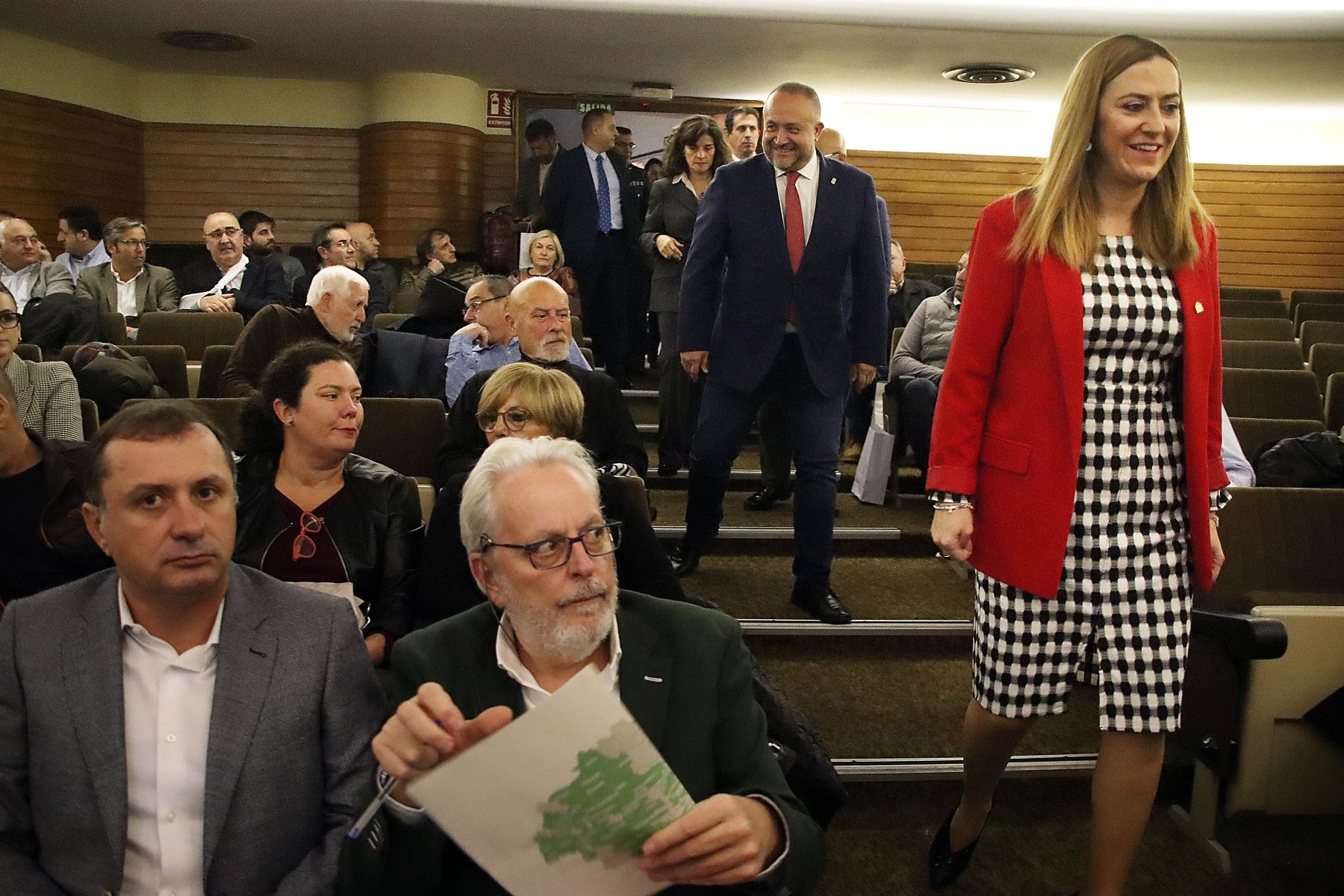  Virginia Barcones, delegada del Gobierno, junto al subdelegado Faustino Sánchez y el presidente de la Diputación, Gerardo Álvarez Courel