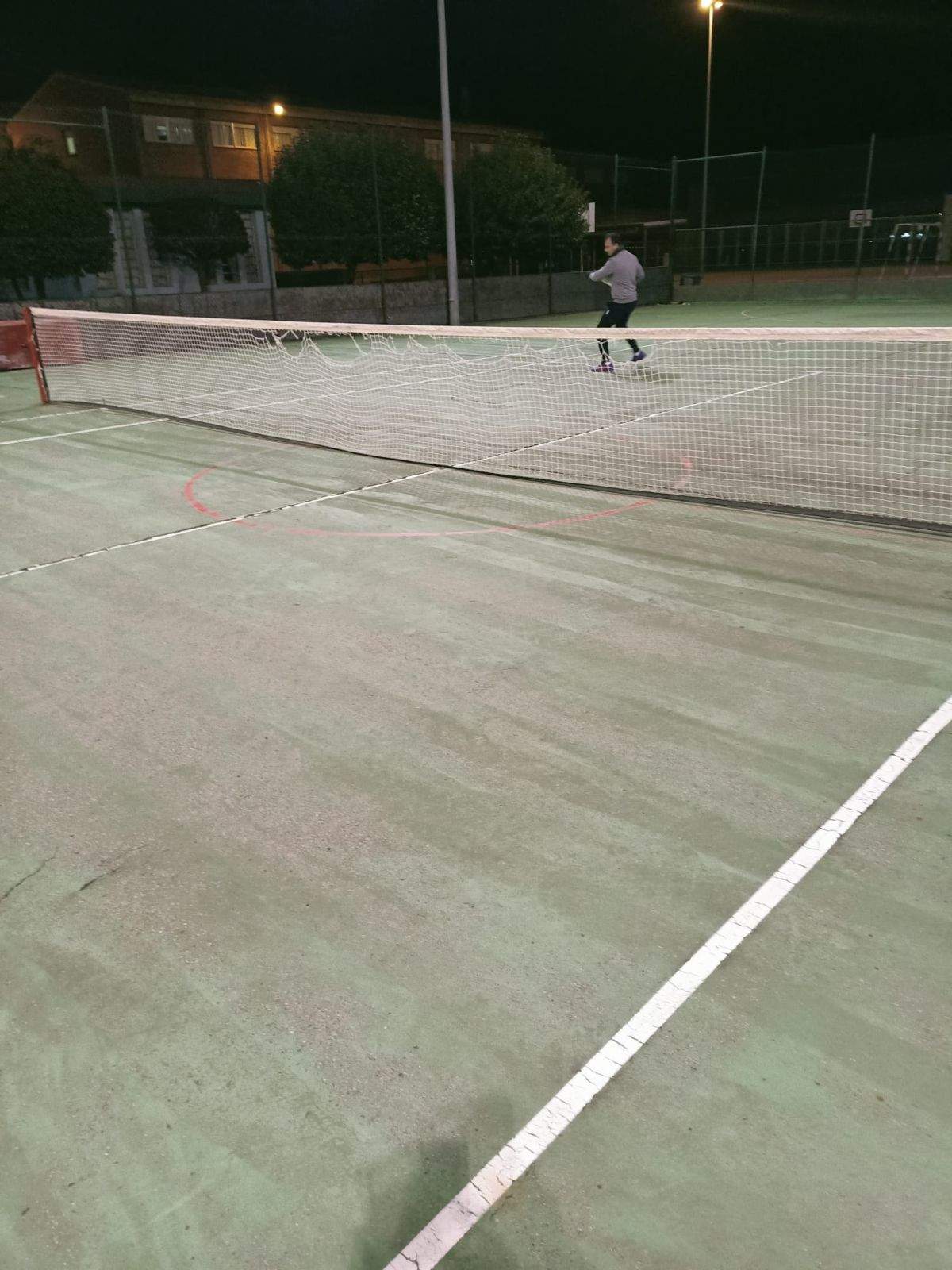 Estado actual de las pistas de tenis de la Palomera Estado actual de las pistas de tenis de la Palomera