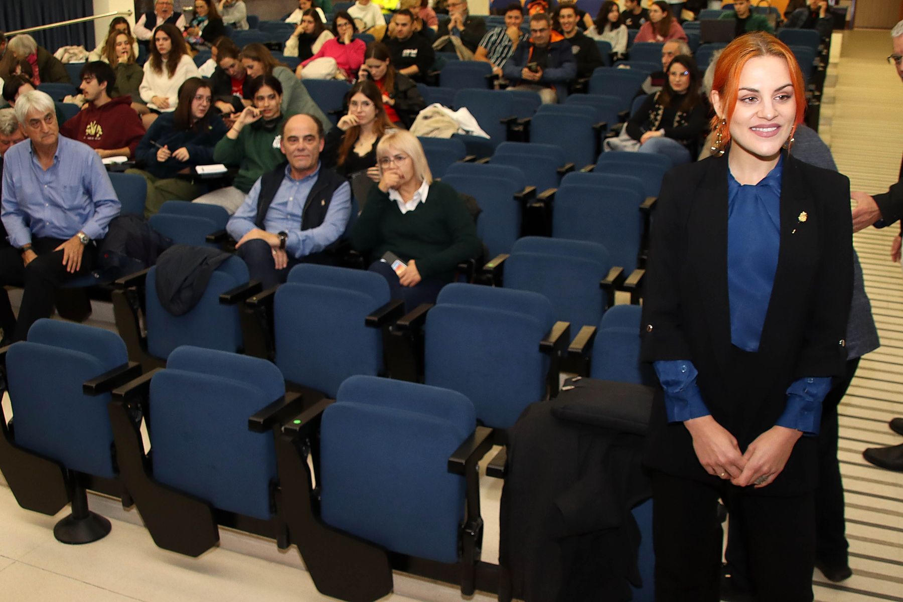  La investigadora y astronauta Sara García ofreció una destacada conferencia en la Universidad de León