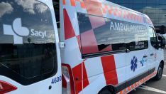 Ambulancia | Herido un sexagenario en un accidente en la N-601 a la altura de Valdefresno (León)