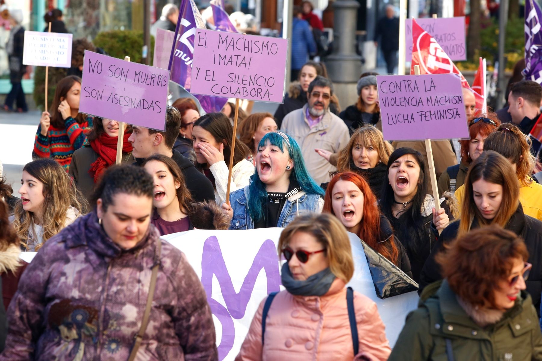 Imagen Archivo de anteriores manifestaciones del 25N