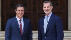 Pedro Sanchez y el Rey Felipe VI Pedro Sanchez y el Rey Felipe VI