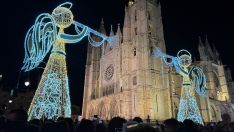 Encendido luces Navidad en León