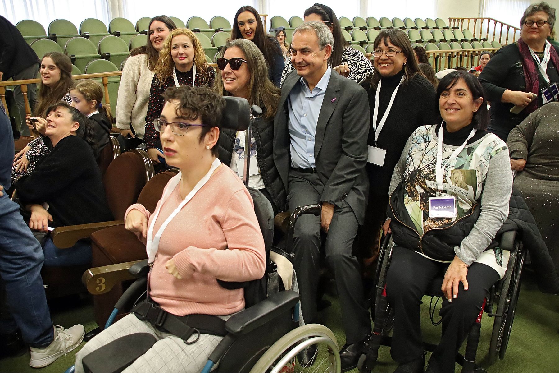 José Luis Rodríguez Zapatero durante la celebración del ‘VI Foro Social Nacional y I Europeo de mujeres y niñas con discapacidad’