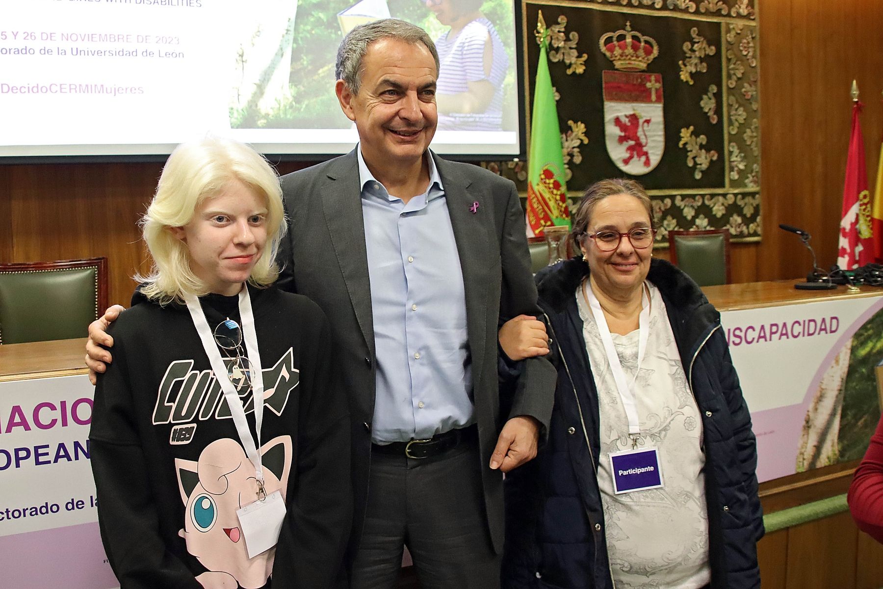 José Luis Rodríguez Zapatero durante la celebración del ‘VI Foro Social Nacional y I Europeo de mujeres y niñas con discapacidad’