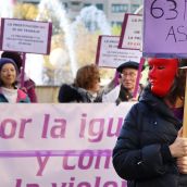 Manifestación  por el Día Internacional de la Eliminación de la Violencia contra la Mujer 