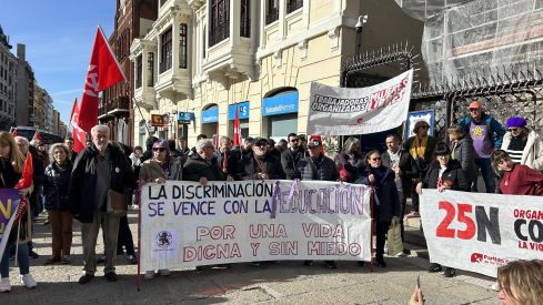 Manifestación  por el Día Internacional de la Eliminación de la Violencia contra la Mujer 