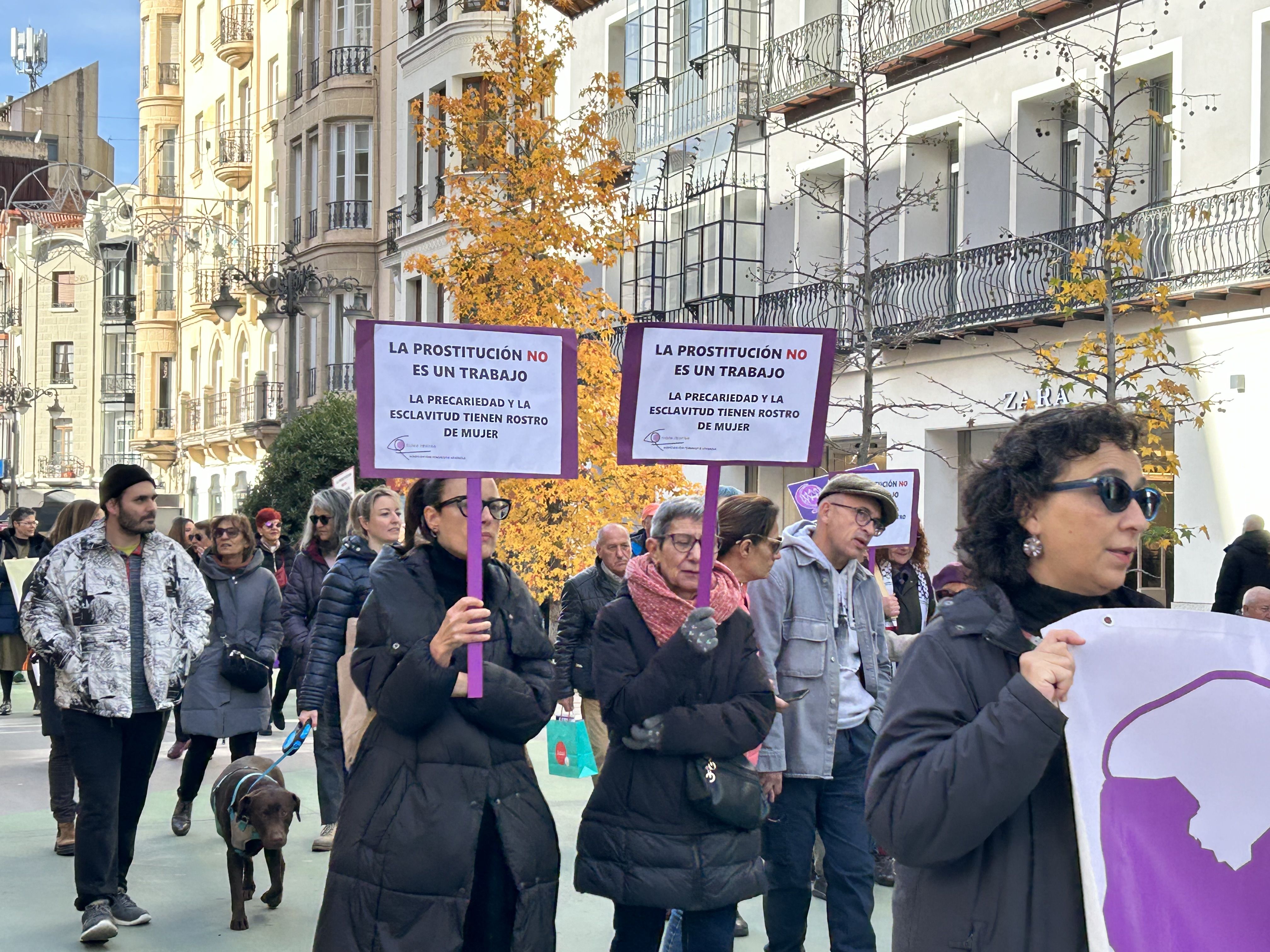 Manifestación por el Día Internacional de la Eliminación de la Violencia contra la Mujer 