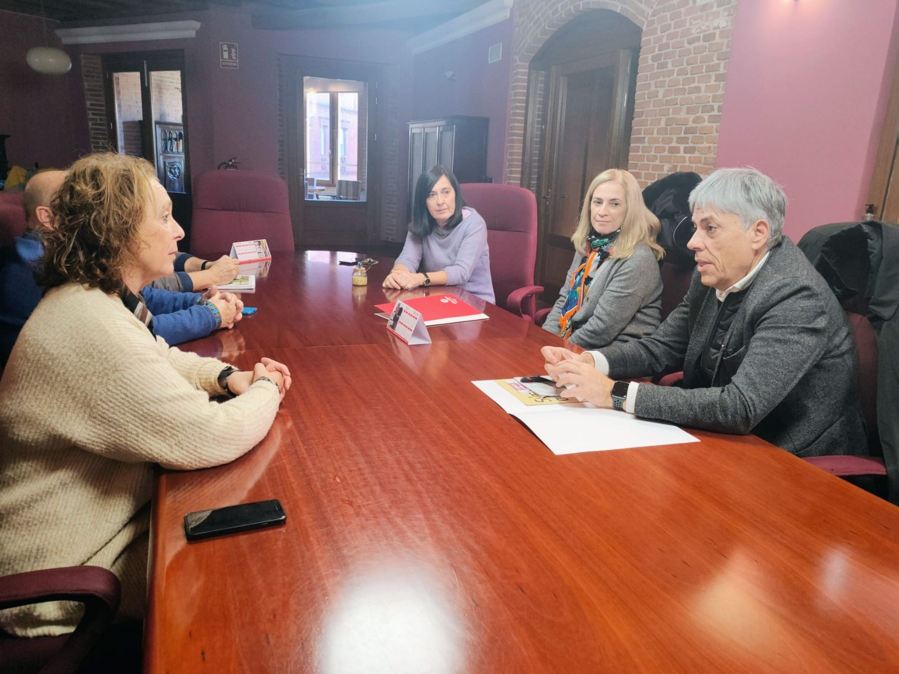 Eduardo Diego en Cáritas León 