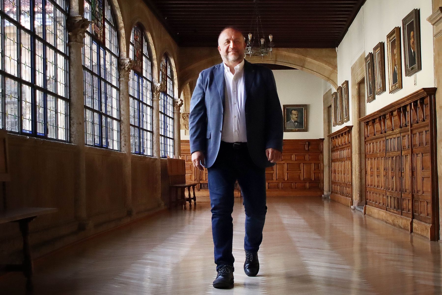 Gerardo Álvarez Courel, Presidente de la Diputación de León, en el Palacio de los Guzmanes (5)