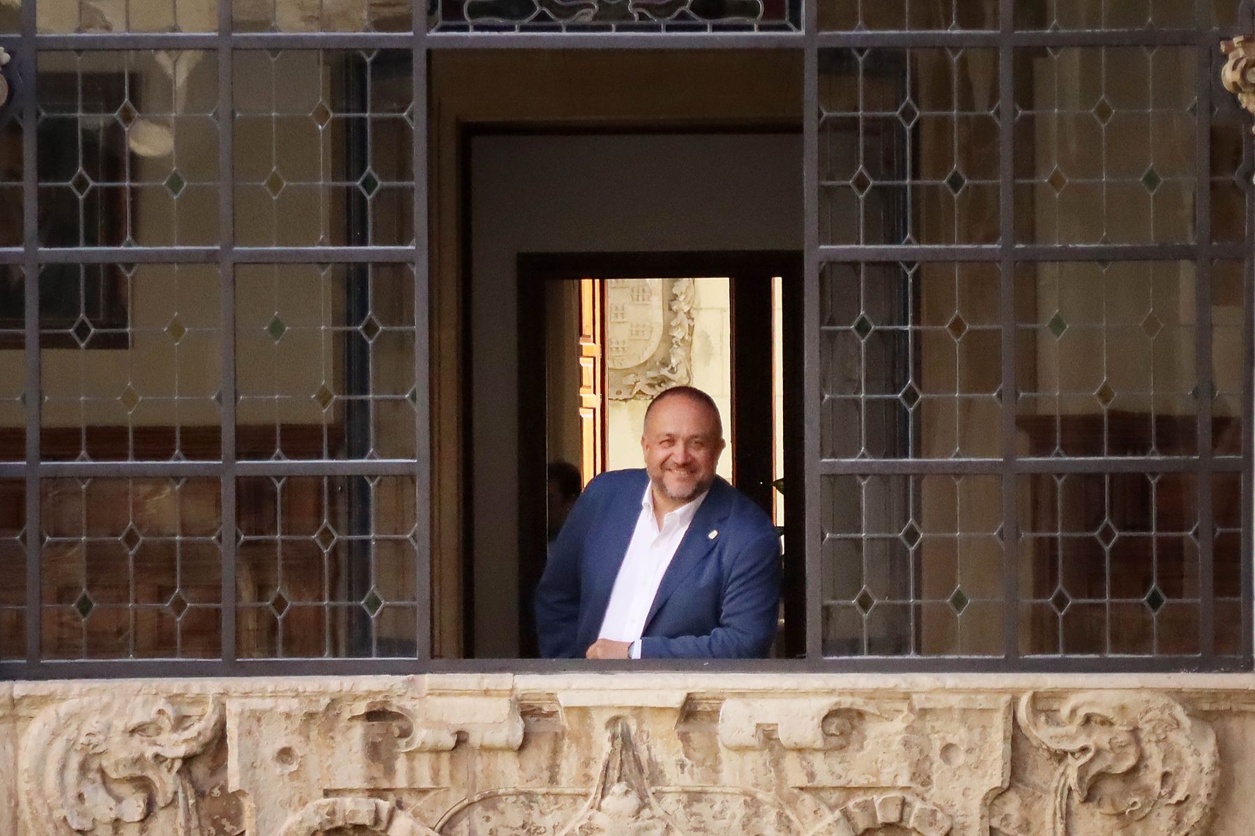 Gerardo Álvarez Courel, Presidente de la Diputación de León, en el Palacio de los Guzmanes (7)